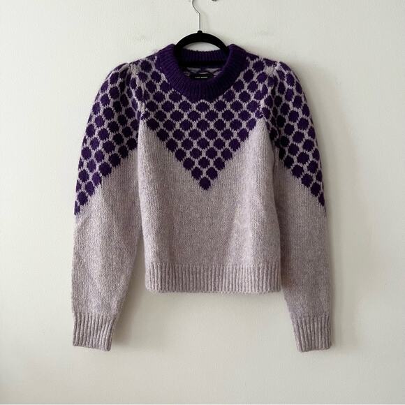 Isabel Marant Jaden Sweater in Ultra Violet - Picture 2 of 7